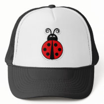 ladybug trucker hat