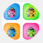 Ladybug Icons Stickers