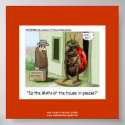 Ladybug Issues Cartoon On Quality Funny Poster posters