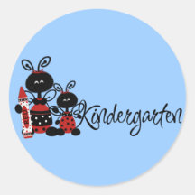 Ladybug Kindergarten Tshirts and Gifts Sticker