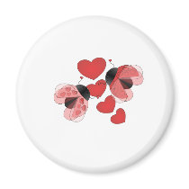 Ladybug Love Fridge Magnets