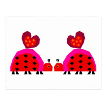 Ladybug Lovers Post Cards