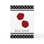 Ladybug Party Invitation cards