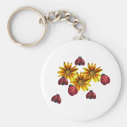 Ladybug Party Key Chain