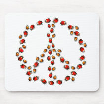 Ladybug Peace Mousepad