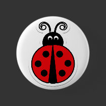 Ladybug Pin buttons