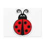 ladybug postcard