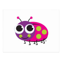 Ladybug Postcard