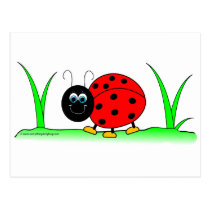 Ladybug Postcard postcards