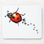 Ladybug Rockstar Mouse Mats