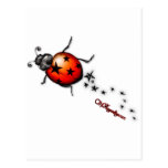 Ladybug Rockstar Postcards