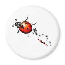 Ladybug Rockstar magnets