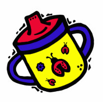 ladybug sippy cup photo cutouts