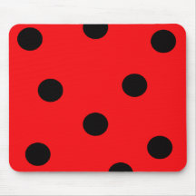 Ladybug Spots Mousepad