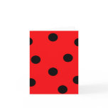Ladybug Spots Note Card