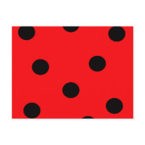 Ladybug Spots Postcard