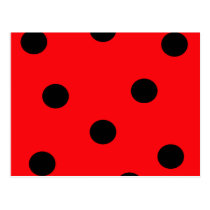 Ladybug Spots Postcard postcards