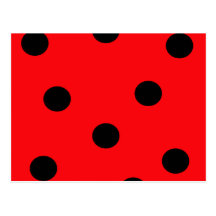 Ladybug Spots Postcard