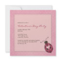 Ladybug :: Valentine's Day Party Invitation