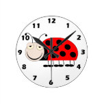 Ladybug Wall Clock