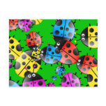Ladybug Wallpaper postcards