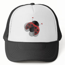 Ladybug with Open Wings Mesh Hats