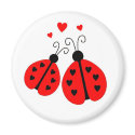 Ladybugs in Love Magnet