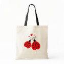 Ladybugs in Love Tote Bag