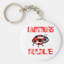 LADYBUGS RULE KEYCHAIN
