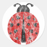 ladybugz. round stickers