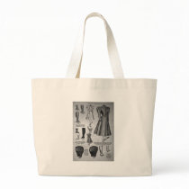 Lady's Bicycle Fashions1897 - Vintage Canvas Bags