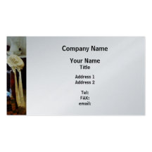 Lady's Night Cap - Platinum Finish Business Cards