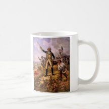 Lafayette's Baptism of Fire by E. Percy Moran Mugs