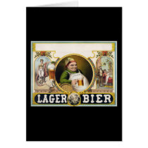 Lager bier card