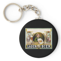 Lager bier key chain