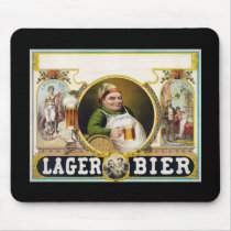 Lager bier mouse pads