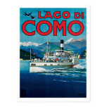 Lago Di Como Italy Vintage Travel Poster Art Postcards