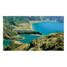 Lagoa do Fogo, Azores - Pocket calendar Business Card Templates