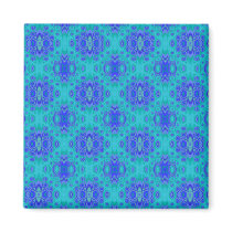 Lagoon Blue Print Magnet