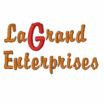 LaGrand Enterprises Black Polo embroidered shirts