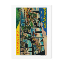 Laguna Beach, California - Large Letter Scenes Postcard