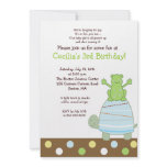 Laguna Frog & Turtle 5x7 Birthday Invitation