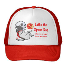 laika the space dog hat