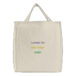 Laissez les bon temps rouler Embroidered Bag embroidered bags