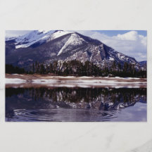 Lake at Rocky Mountains Colorado Full Color Flyer