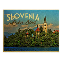 Lake Bled Slovenia Postcards