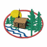 Lake Cabin embroidered shirts