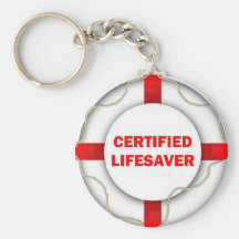 Lake Certified Lifesaver Keychain