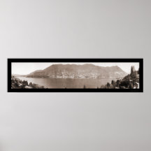 Lake Como Italy Photo 1910 Posters