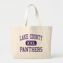 Lake County - Panthers - Senior - Leadville Tote Bags